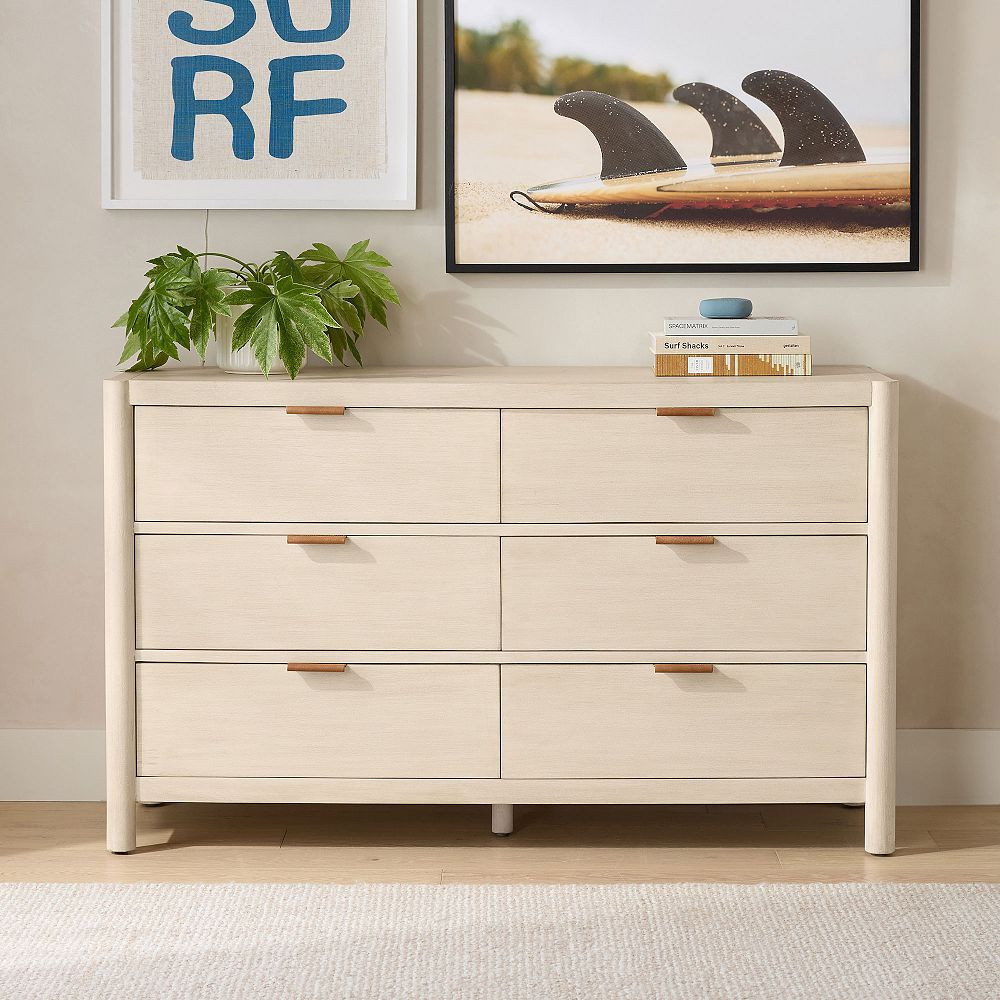 Coronado 6-Drawer Dresser (56w x 19d") | Pottery Barn Teen