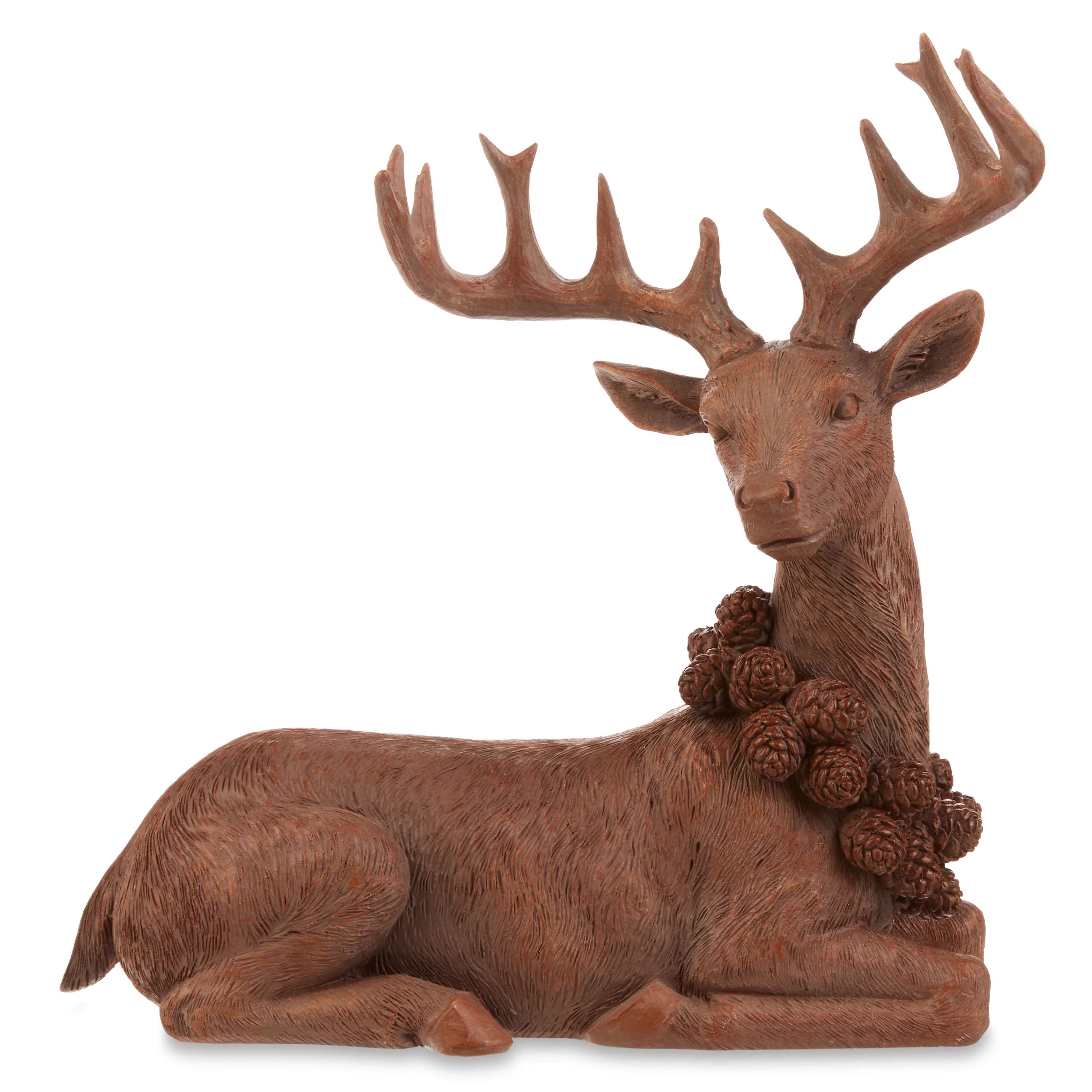 Holiday Time Laying Deer Tabletop | Walmart (US)