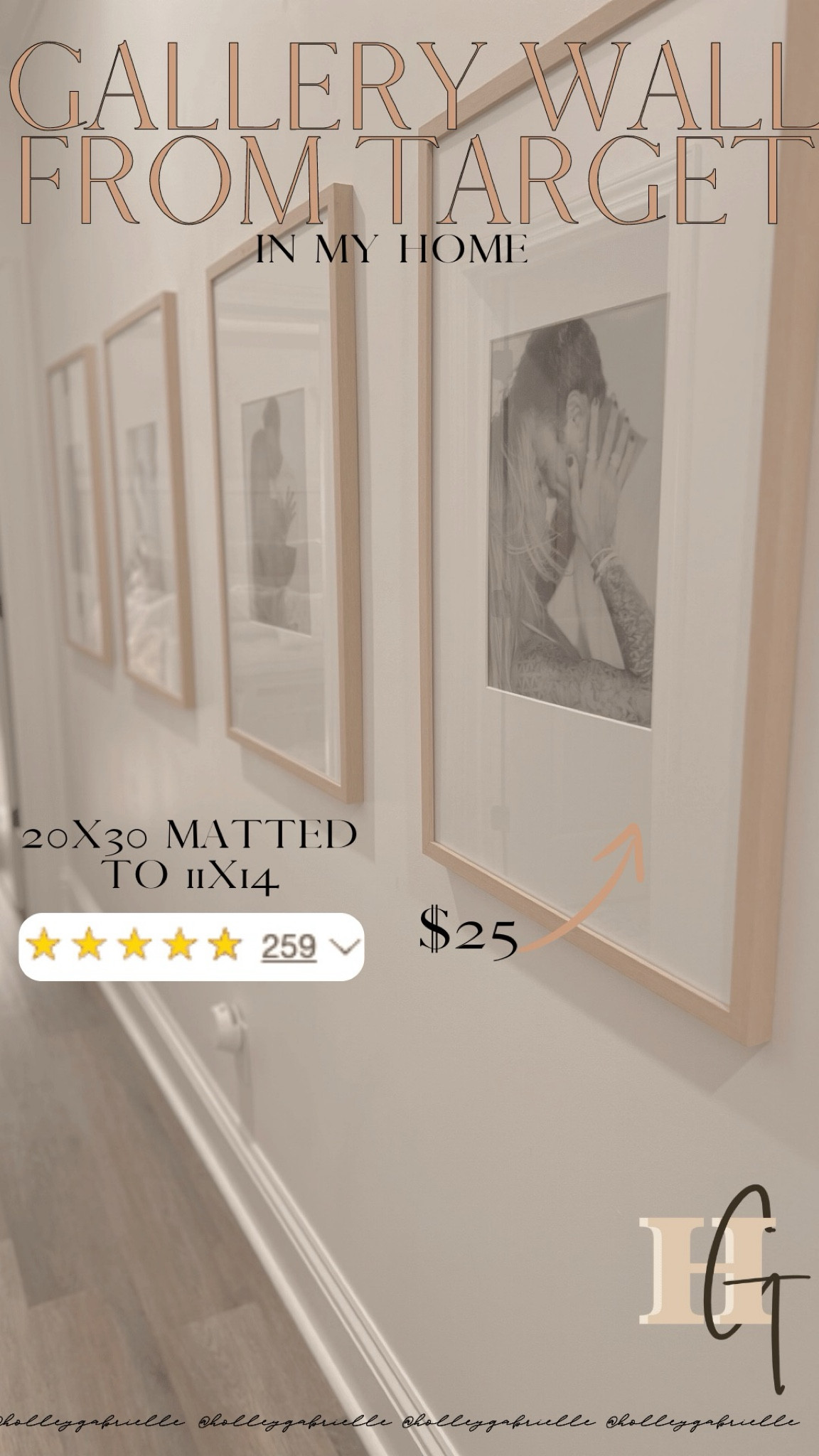 Love this wall so much — 📸 these are the 20x30 matted to 11x14🤌🏼 so classic! 

gallery wall design / home styling tips / affordable home decor / Frames / home inspo / neutrals / wall design / pictures / cozy / target / threshold / Holley Gabrielle

#LTKFindsUnder100 #LTKHome #LTKStyleTip