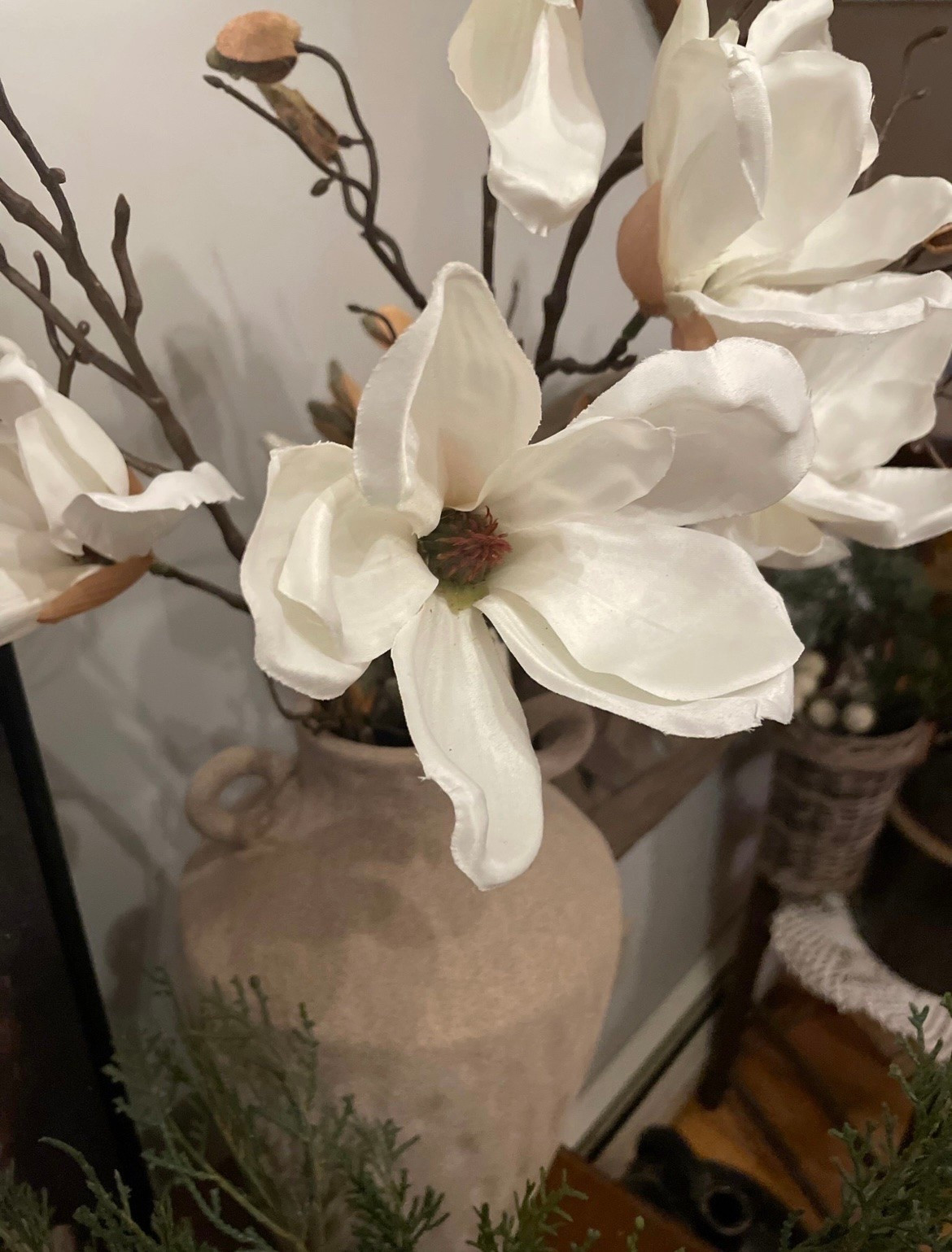 Gorgeous magnolia stems for summer… 25# off! Love the size and color of them, highly recommended

#LTKSeasonal #LTKSaleAlert