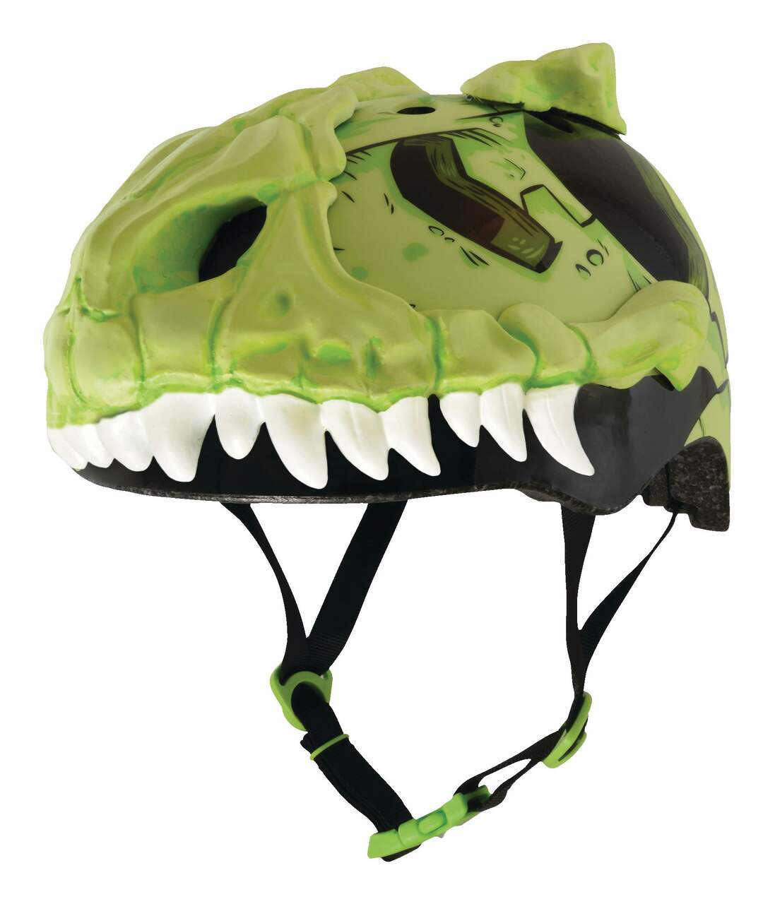 Raskullz T-Bone Multi-Sport Kids' Bike Helmet w/Adjustable Straps, Green, Ages 5-13#073-0523-2 | Canadian Tire