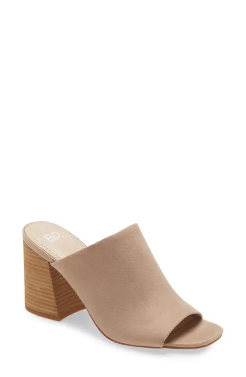 BP. Callum Open Toe Mule in Beige Taupe at Nordstrom, Size 9.5 | Nordstrom