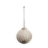 Creative Co-Op 4" Round Bead, Silver Finish Glass Ornaments, Multi | Amazon (US)