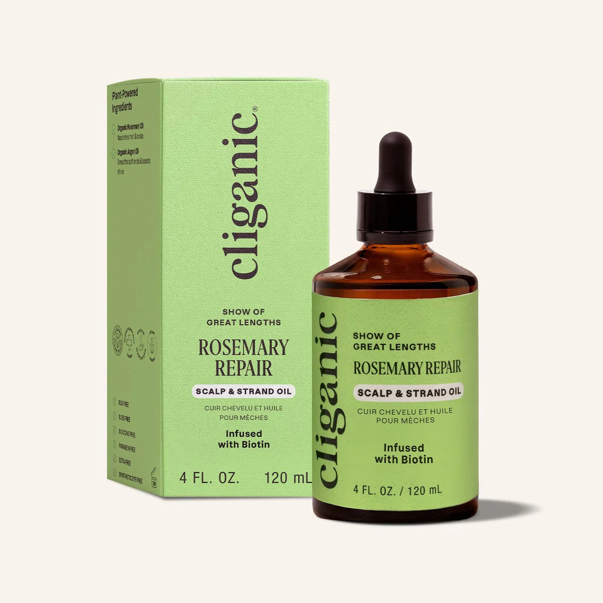 Rosemary Repair Scalp & Strand Oil | Cliganic