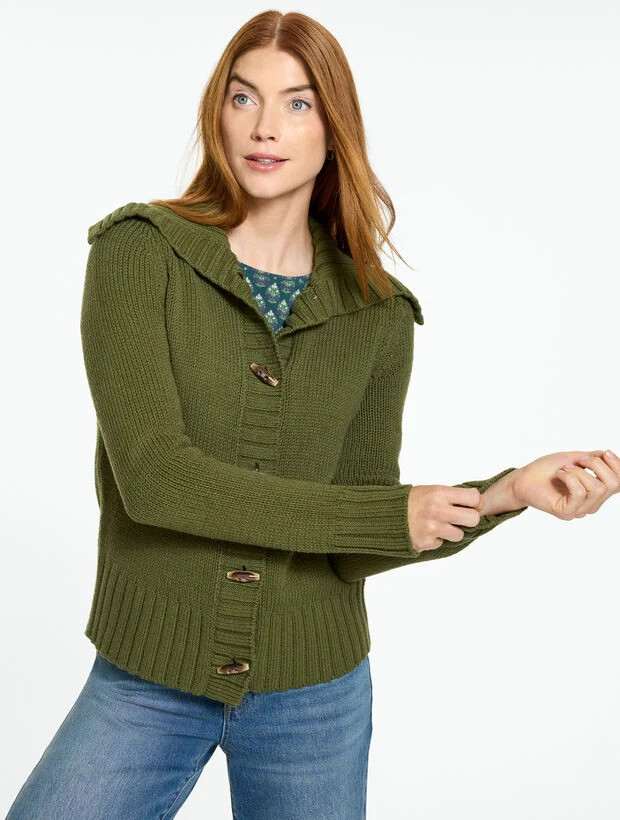 Button Front Sweater Jacket | Talbots