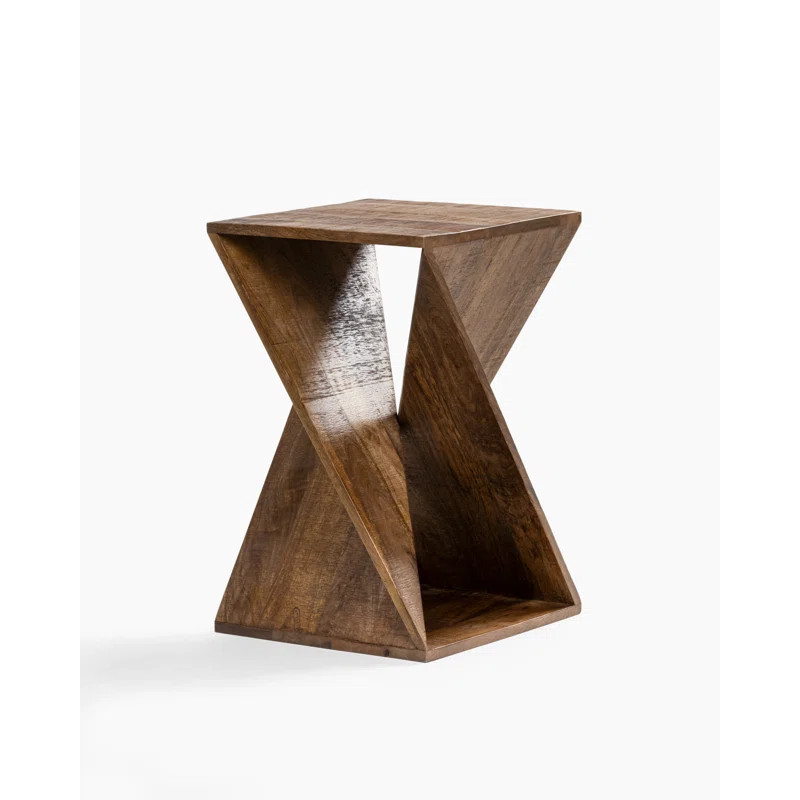 Millwood Pines Caelah Solid Wood Block End Table & Reviews | Wayfair | Wayfair North America