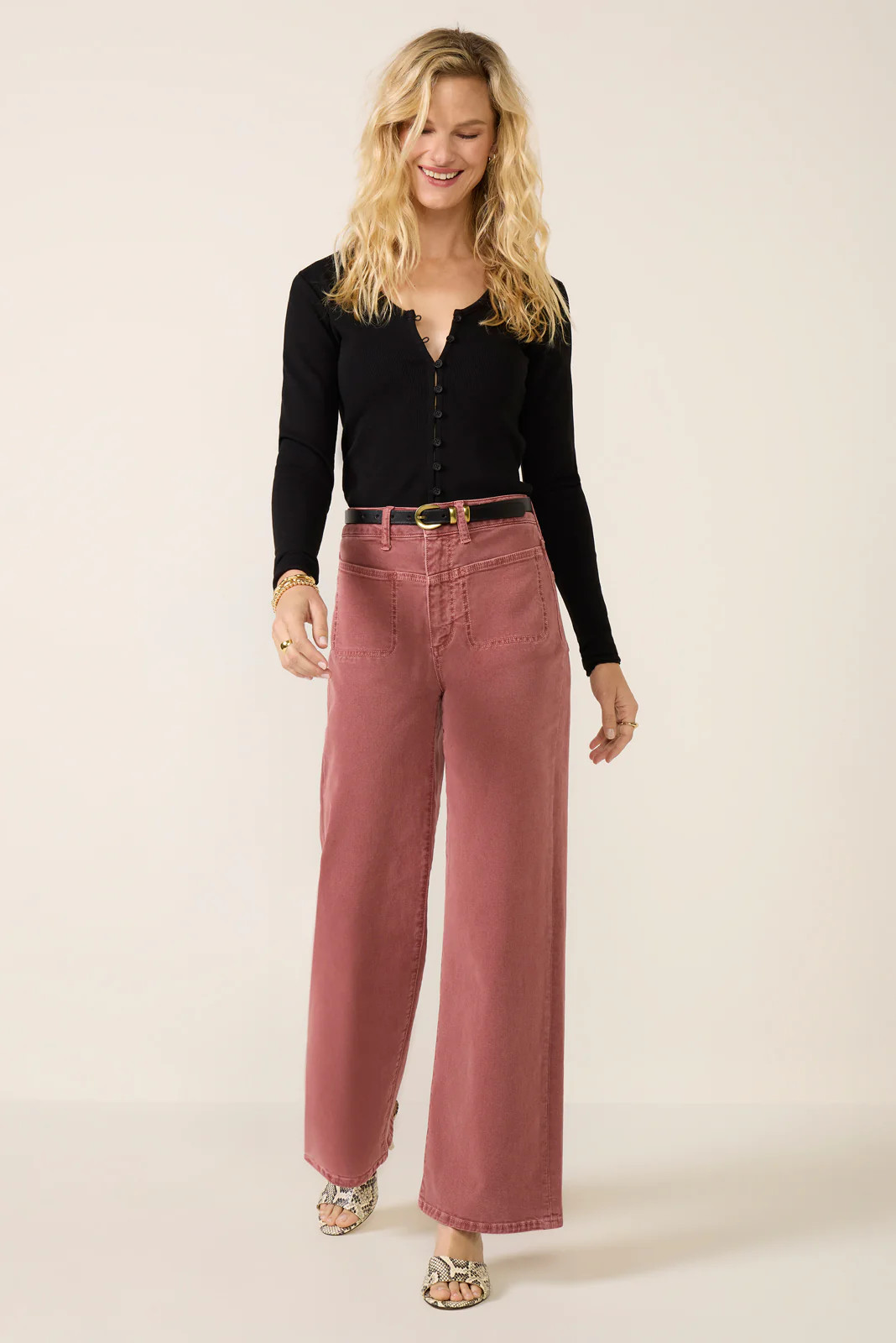 Anessa W/ Front Yoke Wide Leg 31` Jean | Evereve