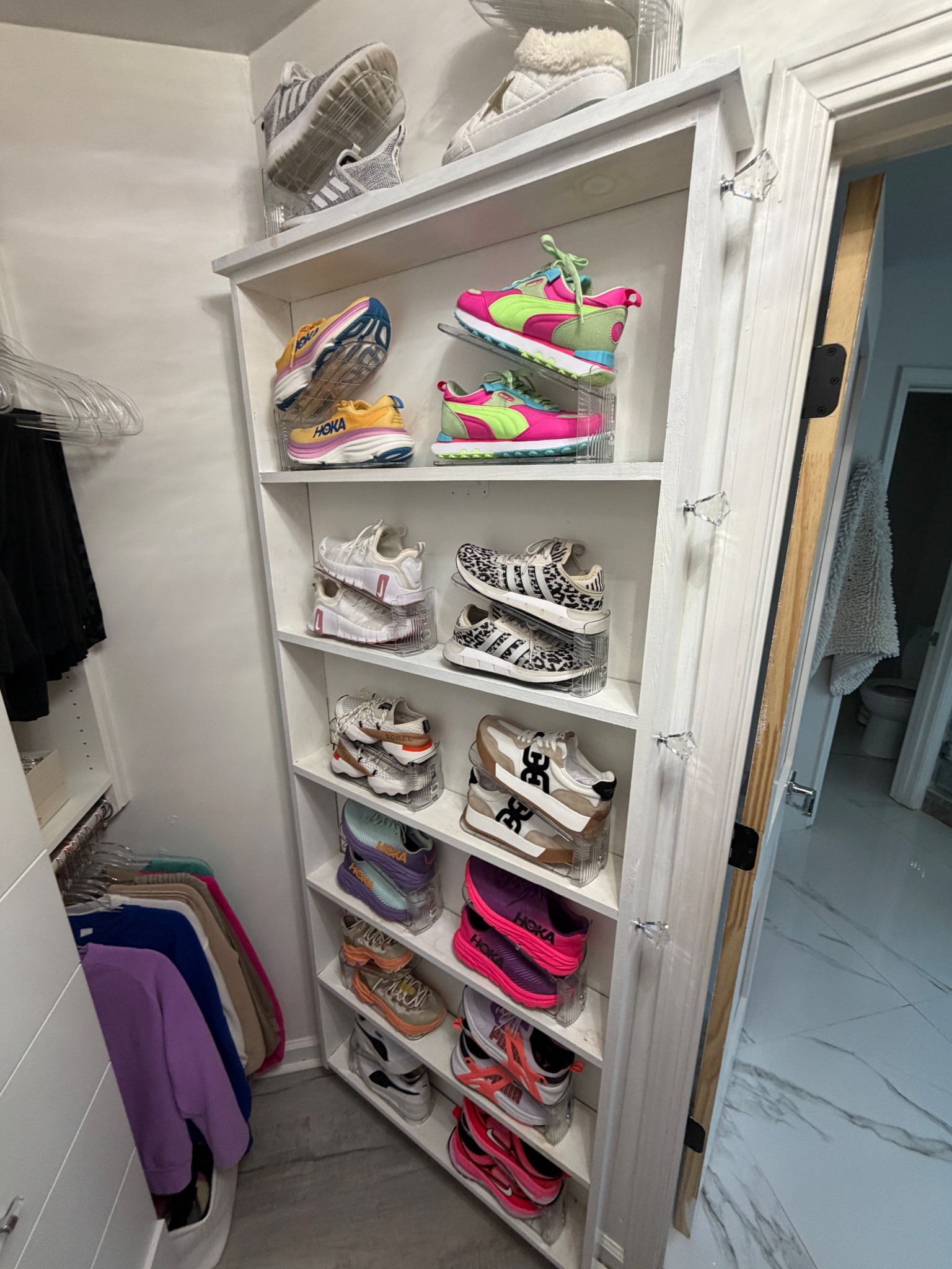 Shoe organization wall 

#LTKfitnessgoals #LTKdayinmylife #LTKActive