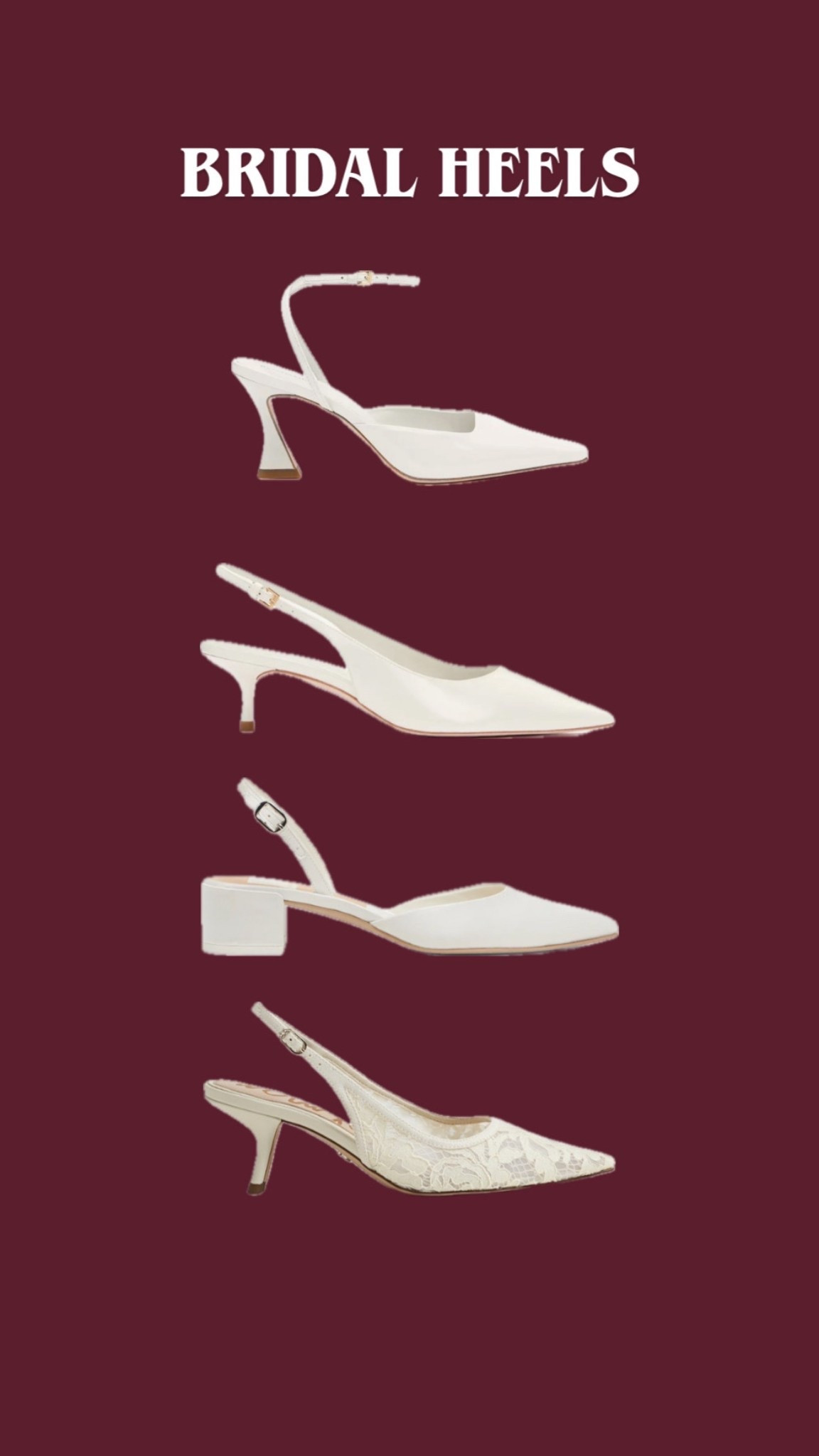 Bridal heels I am thinking about!

#LTKGiftGuide #LTKCyberWeek #LTKWedding