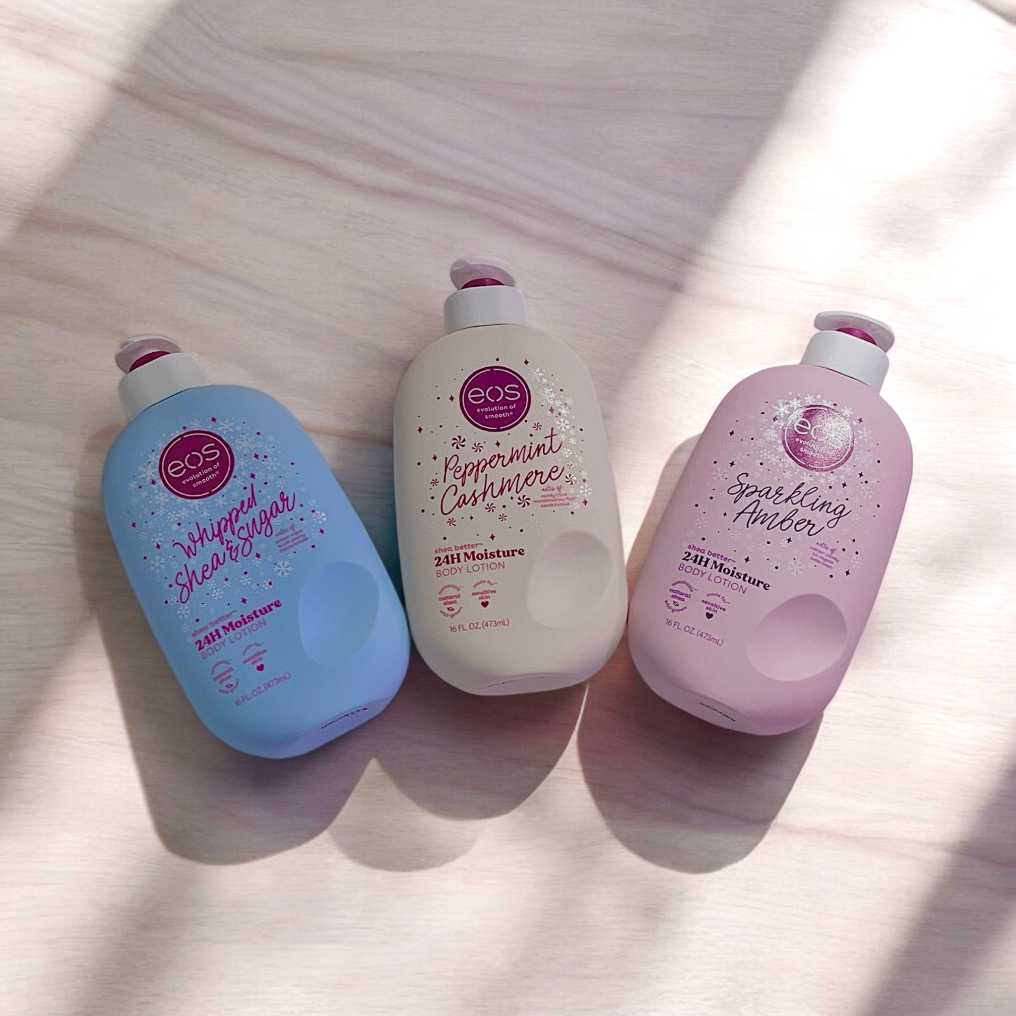 Keeping my skin soft and festive! 🎄✨ The new EOS 24-Hour Body Lotion holiday scents are here, and they’re the perfect touch for winter hydration! These scents last all day and keep my skin feeling oh-so-soft and nourished. Which holiday scent is your favorite? #HolidaySkincare #WinterMustHaves #EOSBodyLotion #CozyVibe 

#LTKHoliday #LTKGiftGuide #LTKSeasonal