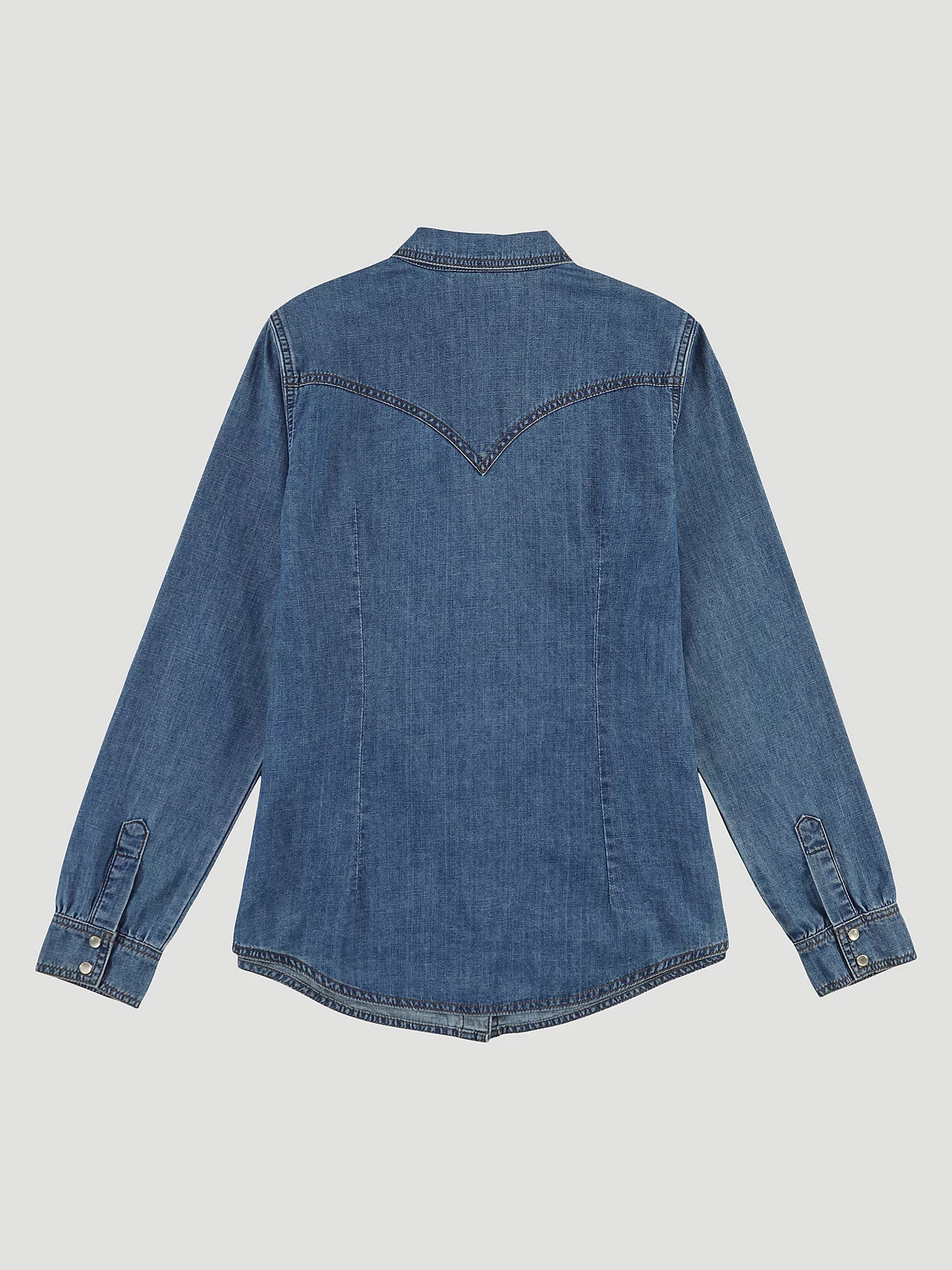 Women's Long Sleeve Western Snap Denim Shirt | Wrangler