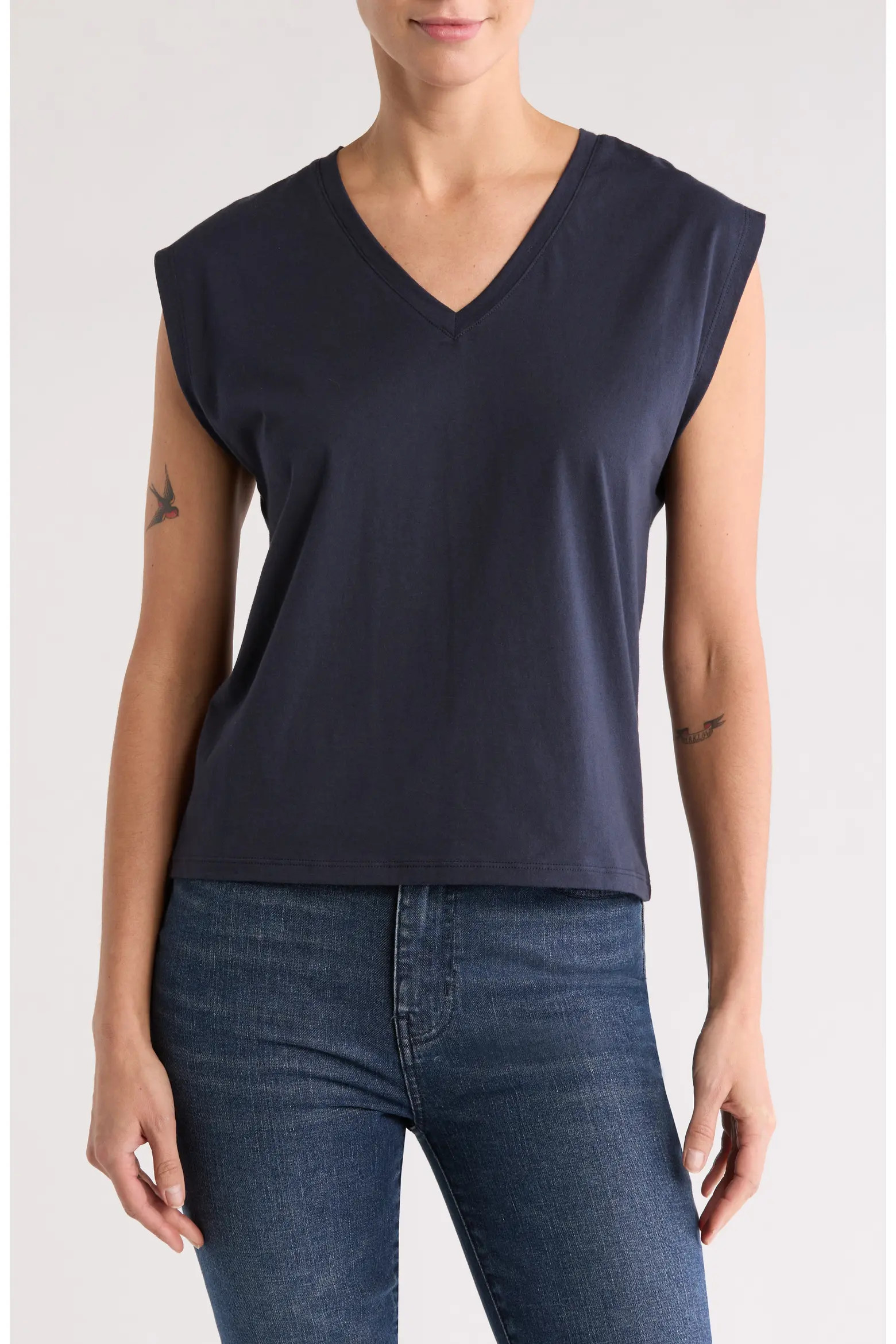 V-Neck Pima Cotton T-Shirt (Women) | Nordstromrack | Nordstrom Rack