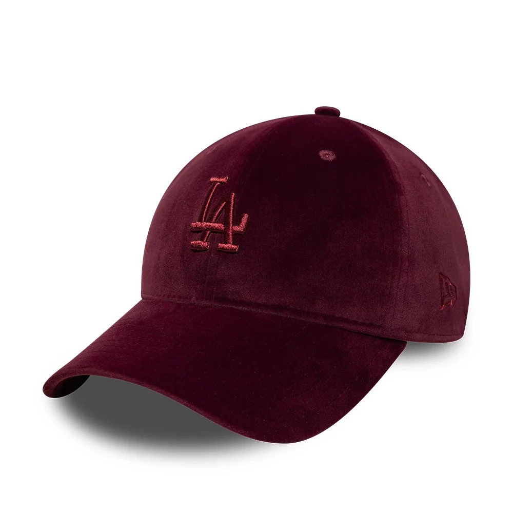 LA Dodgers MLB Velour Dark Purple 9TWENTY Bow Back Adjustable Cap | New Era Cap