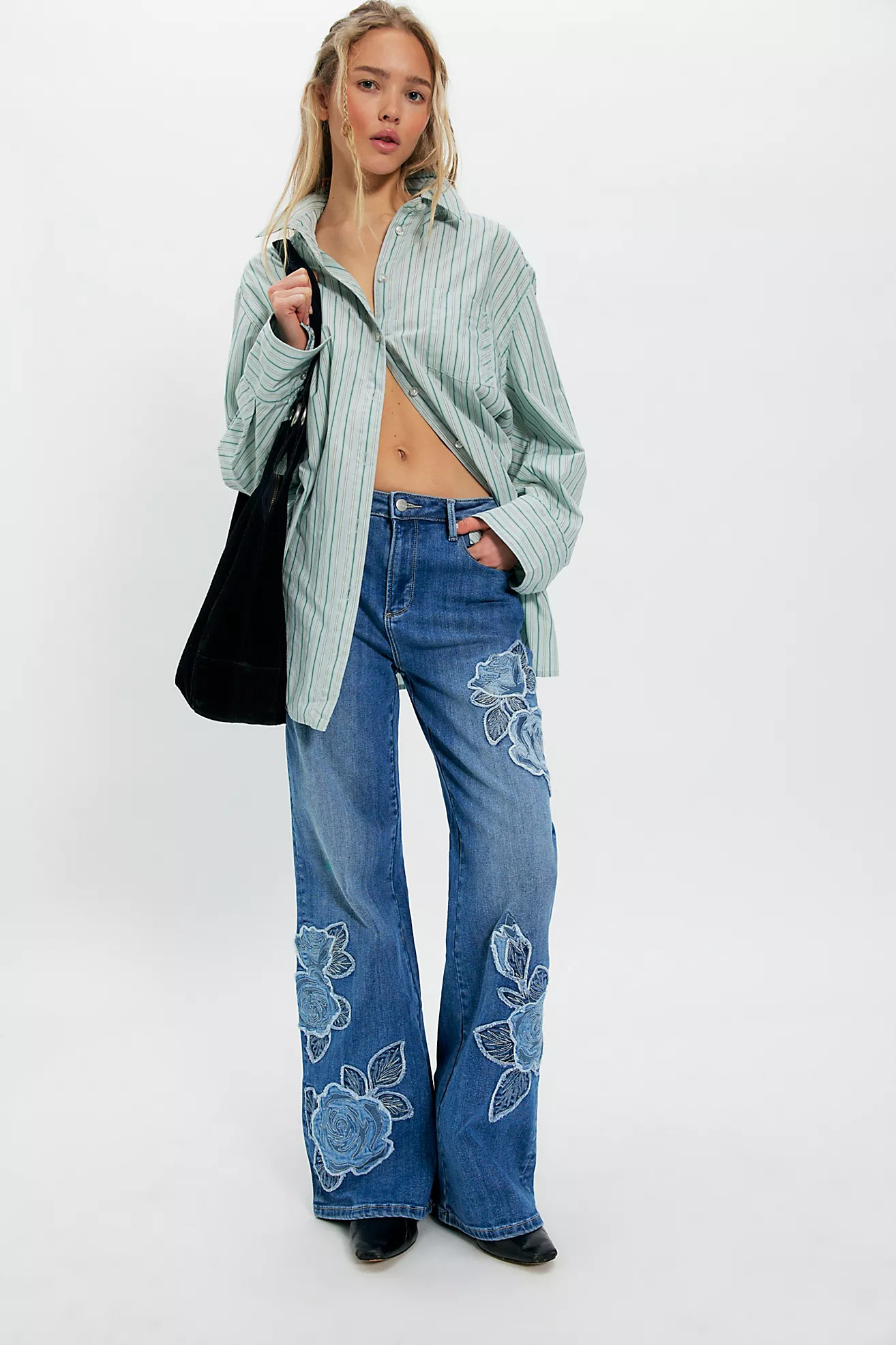 Driftwood Charlee Wide-Leg Jeans | Free People (Global - UK&FR Excluded)