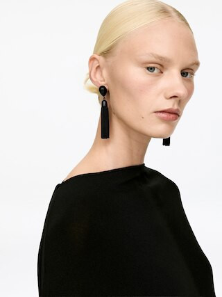 Tassel Earrings – Black – Women – ARKET EU | Arket EU