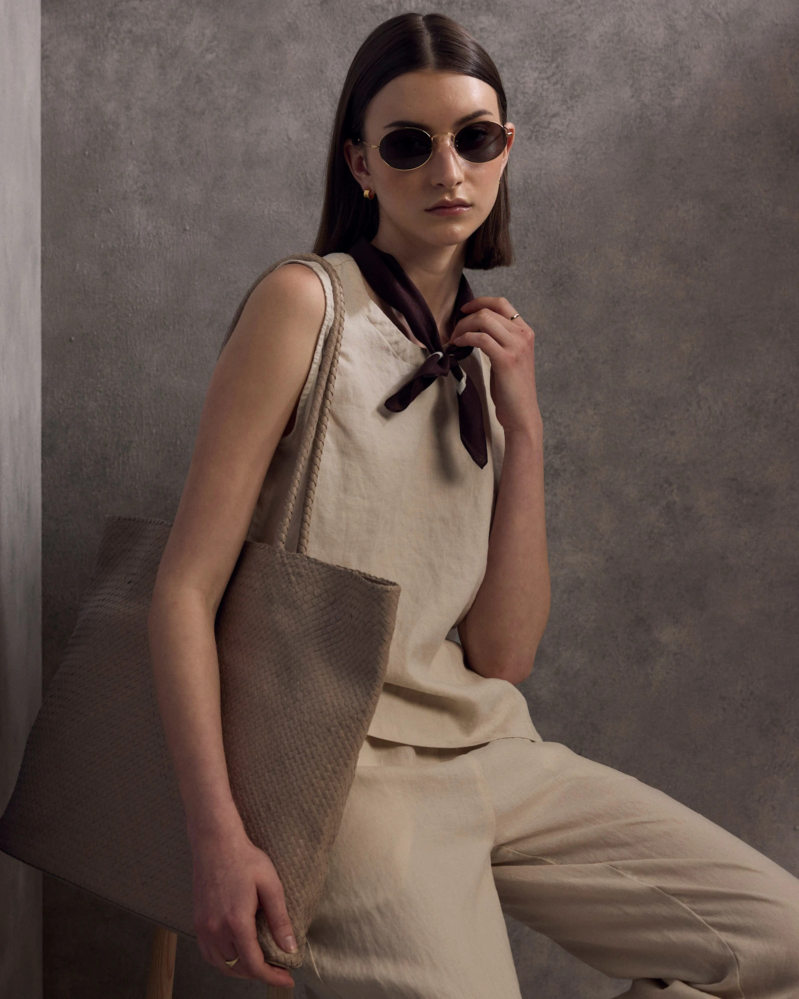 100% European Linen Tank | Quince