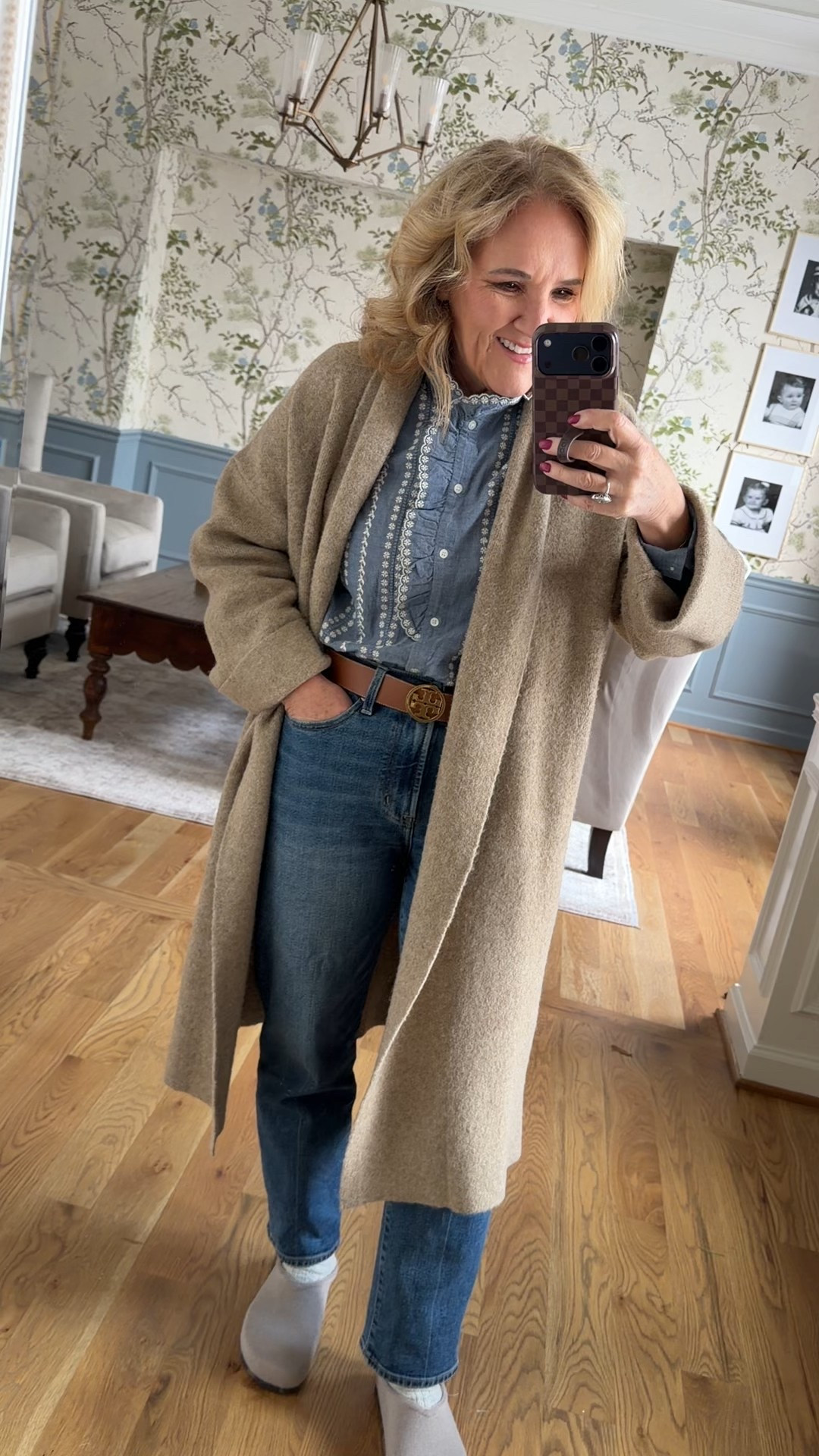 Amazon cardigan size medium 
Blouse size 10
Jeans size 29 but linking a few options. These are pistola. Not a lot of stretch but really love the silhouettes 

#LTKOver40 #LTKPetite #LTKHome