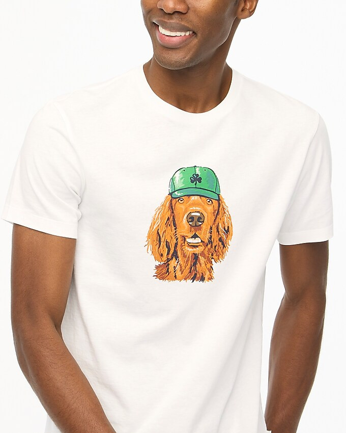 St. Patrick's Day dog graphic tee | J.Crew Factory