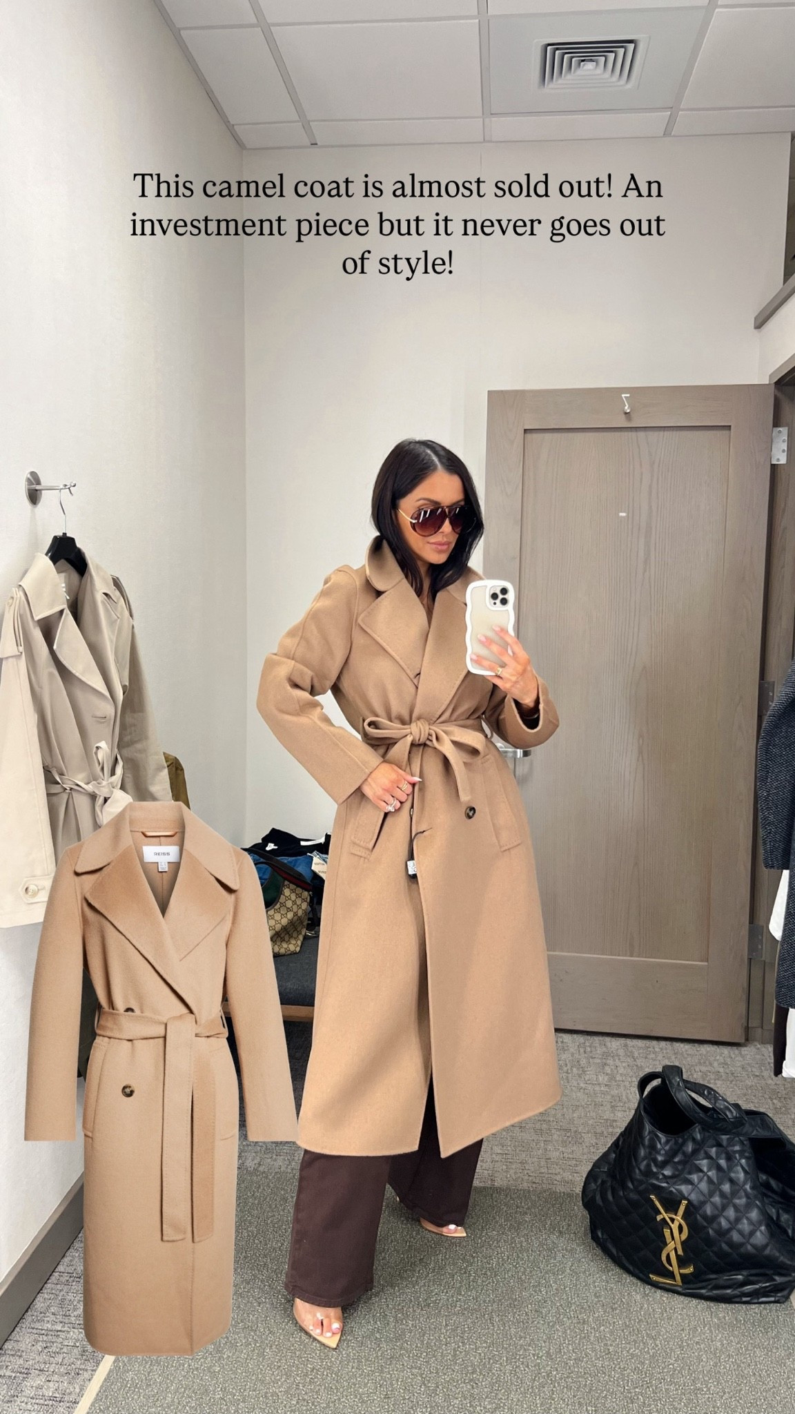 Nsale pieces still in stock!
Reiss camel coat almost sold out!
Frame brown jeans - last size in stock

#LTKSaleAlert #LTKOver40 #LTKWorkwear