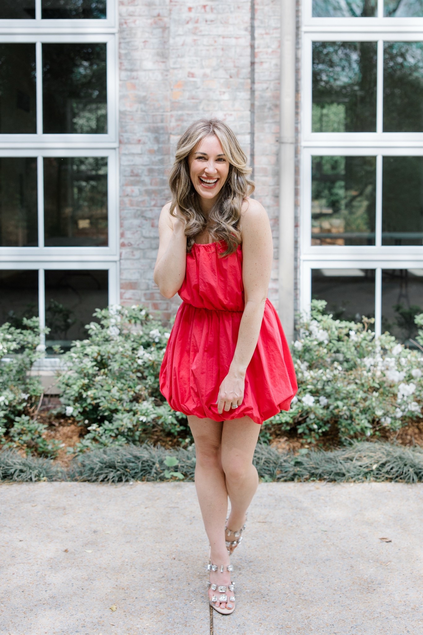 This dress is the pettiest hot pink color with a fun little bubble hem. Size small. Use code RTRXLRIECKHOFF for 50% off your first month through 3/23 with @renttherunway #rtrpartner #renttherunway

#LTKPetite #LTKOver40 #LTKSeasonal