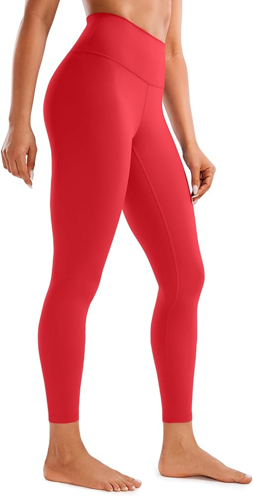 CRZ YOGA Womens Brushed Naked Feeling Workout Leggings 25" / 28"- High Waisted Gym Compression Tu... | Amazon (US)