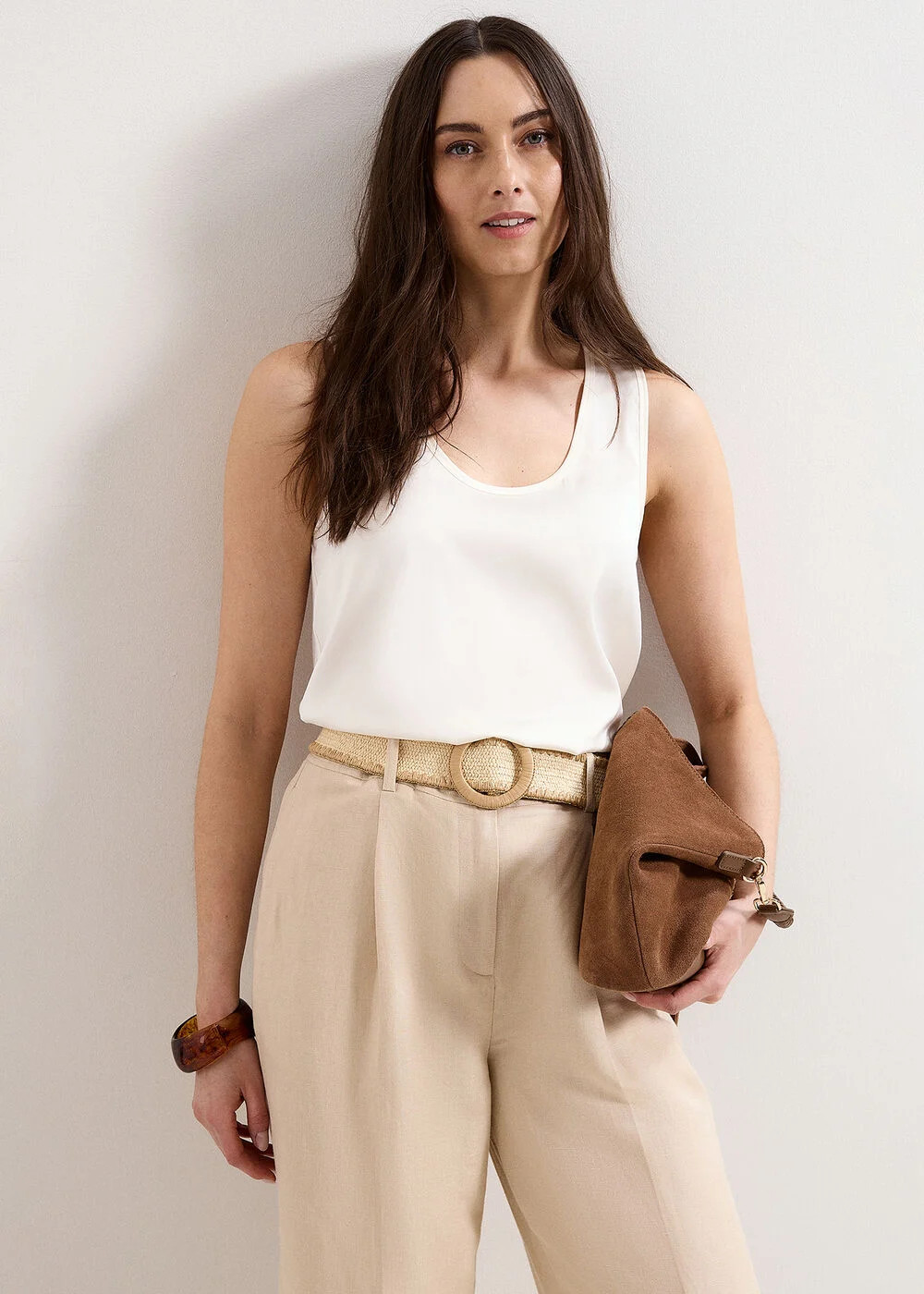 Edie Satin Front Cami Vest Top | Phase Eight ROW | | Phase Eight