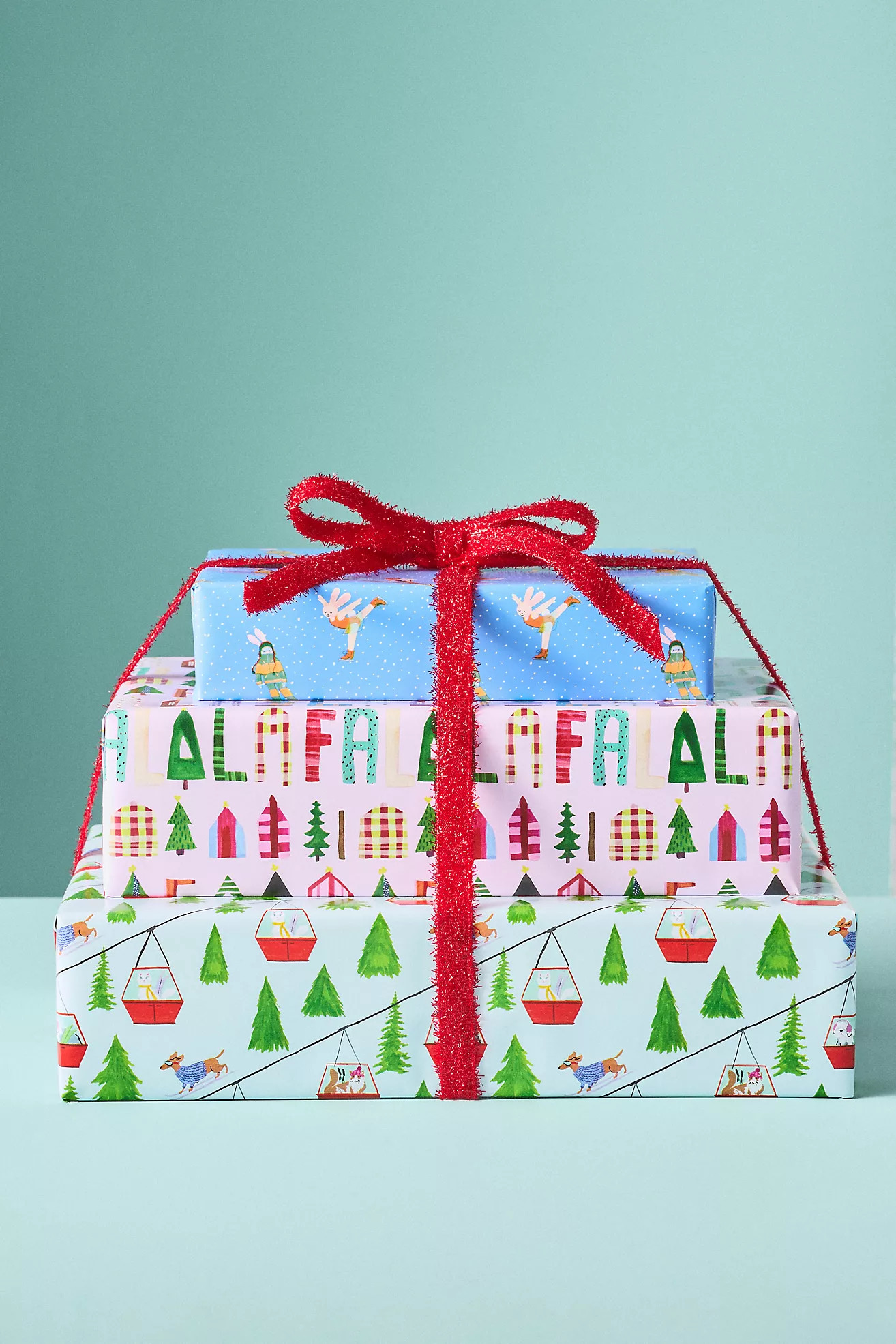 Assorted Holiday Wrapping Paper, Set of 3 | Anthropologie (US)