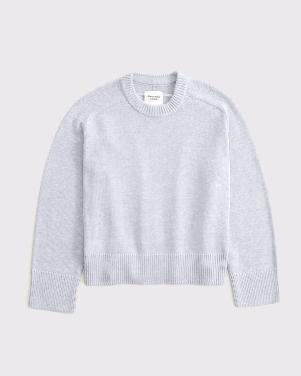Women's The A&F Madeline Crew Sweater | Women's Tops | Abercrombie.com | Abercrombie & Fitch (US)
