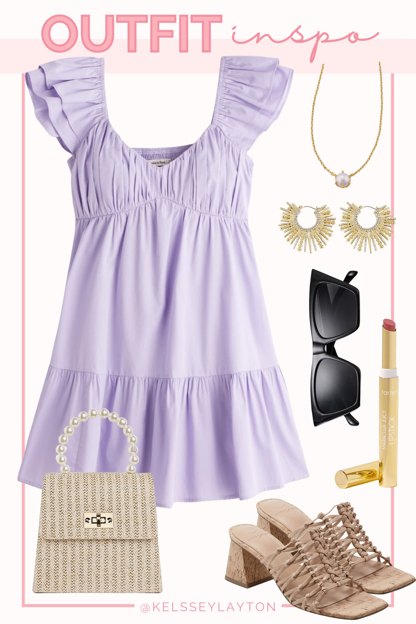 LTK sale, Abercrombie dress, outfit idea, purple dress, spring dress, mini dress, spring sandals, Tarte juicy lips 

#LTKunder100 #LTKSale #LTKsalealert