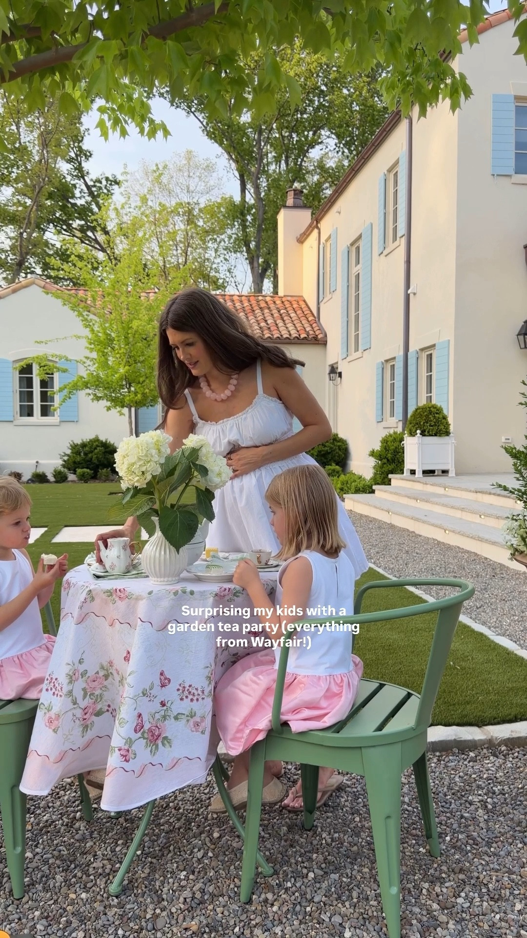 #ad Having two little girls is the best, I will always set up a tea party when they ask!! I have been saving this outdoor table from @Wayfair for a special moment - and a garden tea party was it. Wayfair has the best assortment of outdoor furniture - I love how this table is light enough for me to move around (even in my third trimester) and transforms any space into a whimsical scene. Linking everything we used for our tea party here! #Wayfair #WayfairPartner #wishyouwerehere #outdoor

#LTKHome #LTKMothersDay #LTKKids
