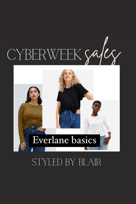 Everlane best basics on sale now - Tees / sweaters 

#LTKSeasonal #LTKsalealert #LTKCyberweek