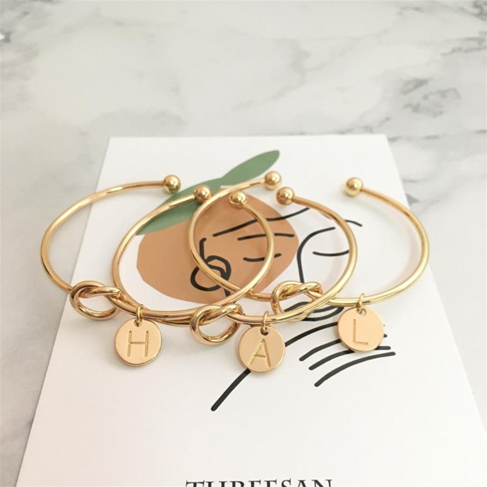 Initial Knot Bracelet | Jane