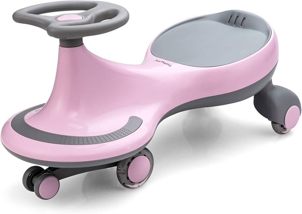 BABY JOY Wiggle Car for Kids, Swing Car with LED Flashing Wheels, No Batteries, Gears or Pedals, ... | Amazon (US)