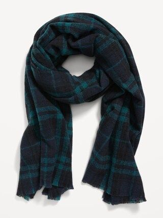 Plaid Flannel Scarf for Women | Old Navy (US)