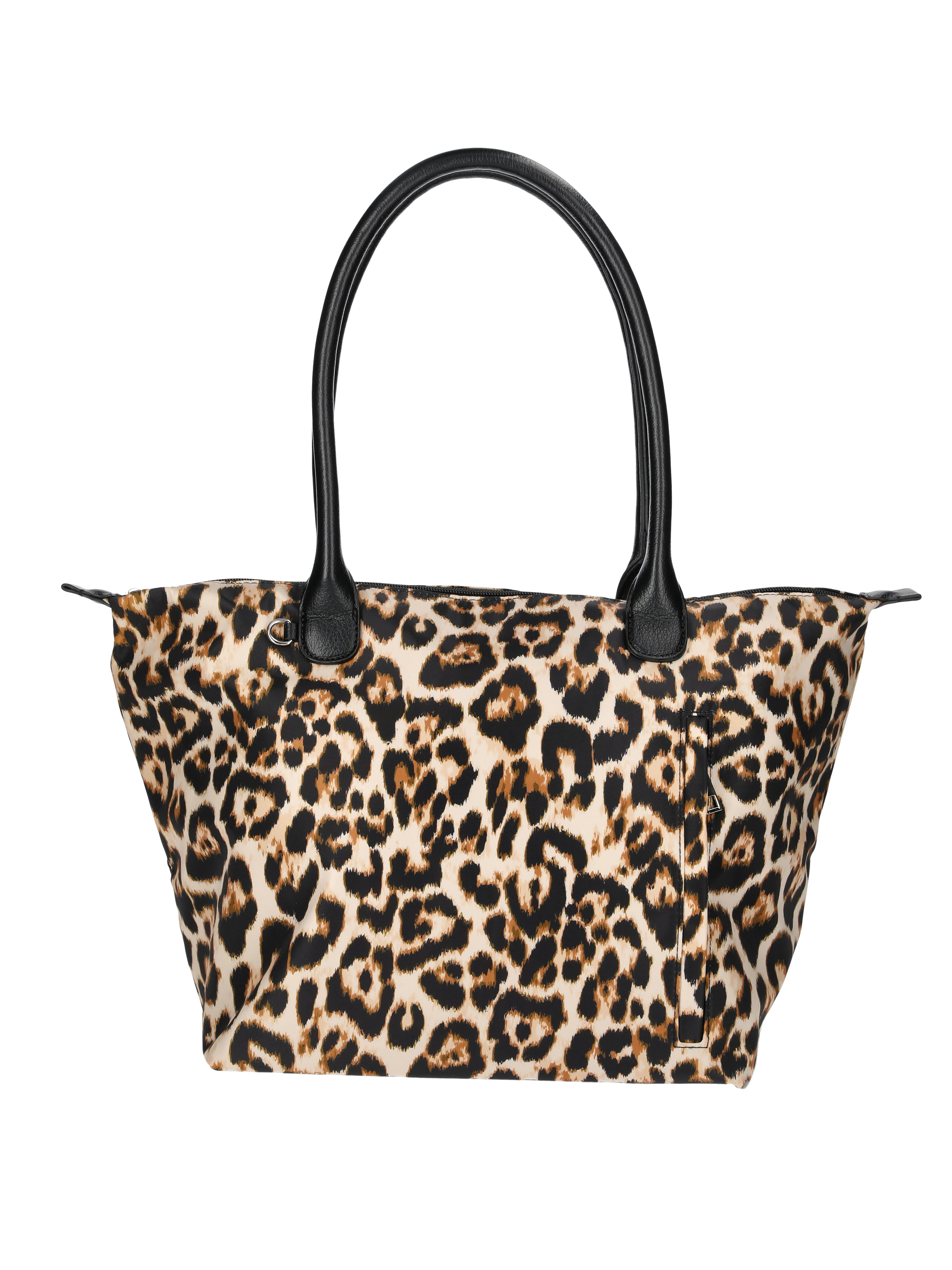 No Boundaries Women's Tote Bag, Natural Leopard | Walmart (US)