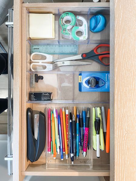 There is nothing better on a Monday morning than having a totally organized office including office drawers. I love using acrylic organization pieces inside, office, drawers, to really let your supplies be the showstopper! 

#LTKhome #LTKfamily