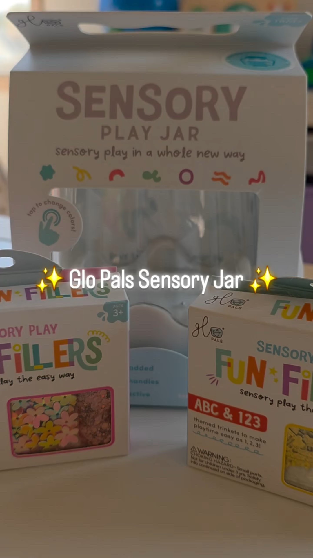 The @glopals sensory jar is a fun and engaging way to bring a little magic to playtime. It’s a clear jar designed for kids to fill with water, light-up cubes, and playful fillers. Once filled, the jar sparkles and glows, instantly capturing your child’s attention.

Perfect for calming play, sparking creativity, and keeping little hands busy—at home or on the go.

Comment GLO for the link! 💫