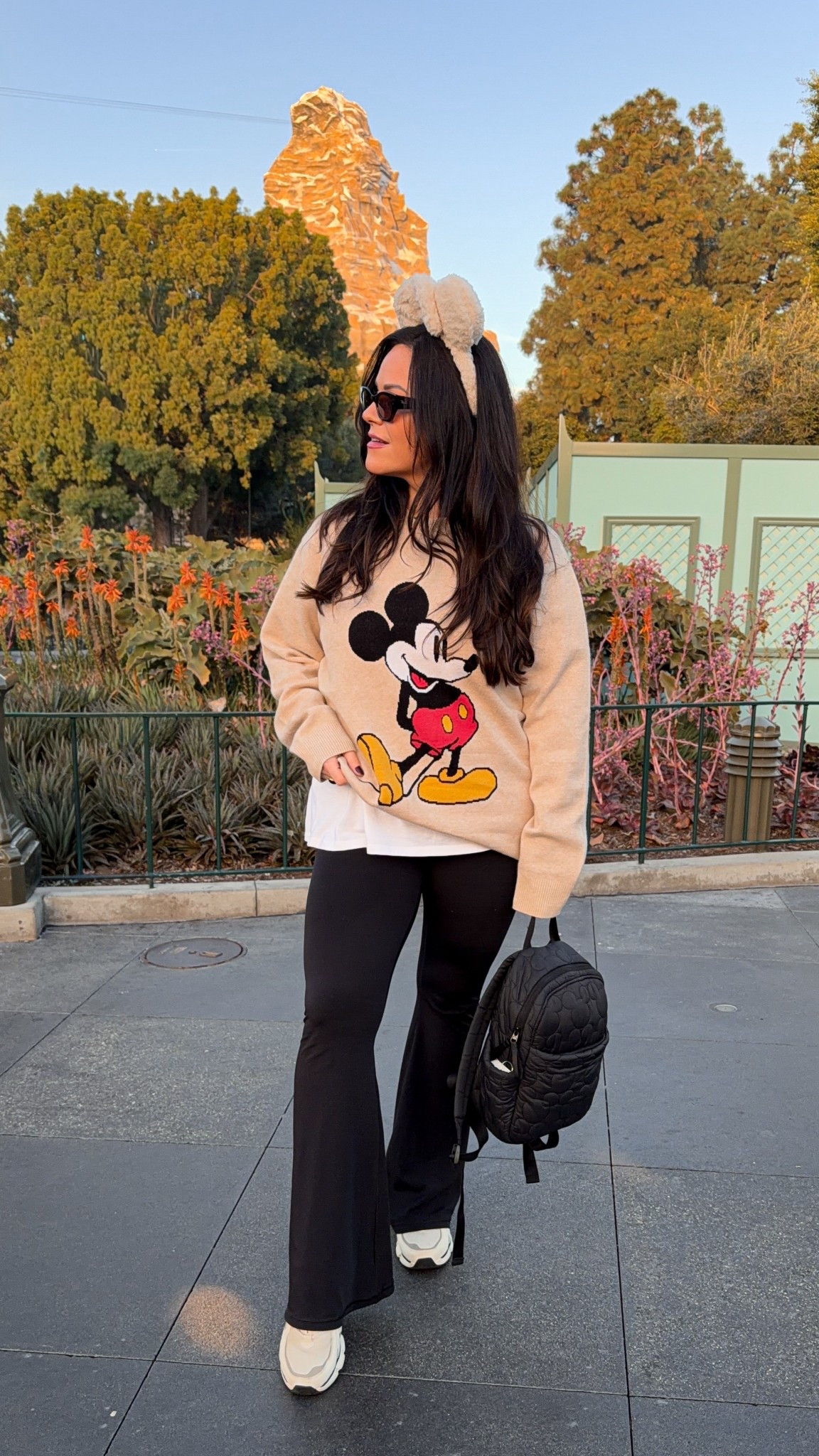 I love a Disney day outfit that still feels comfy and cute. Mickey sweater, flares, sneakers. Easy win!

#LTKgrwm #LTKootd #LTKSeasonal