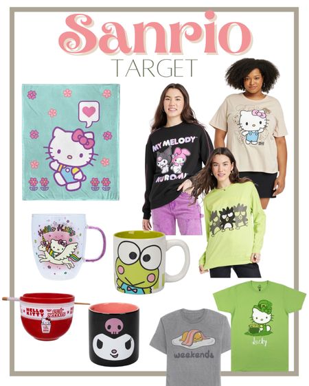Some of my faves from Target 

Target finds, Sanrio, yellow kitty, Kuromi, mugs, graphic tees

#LTKhome #LTKstyletip