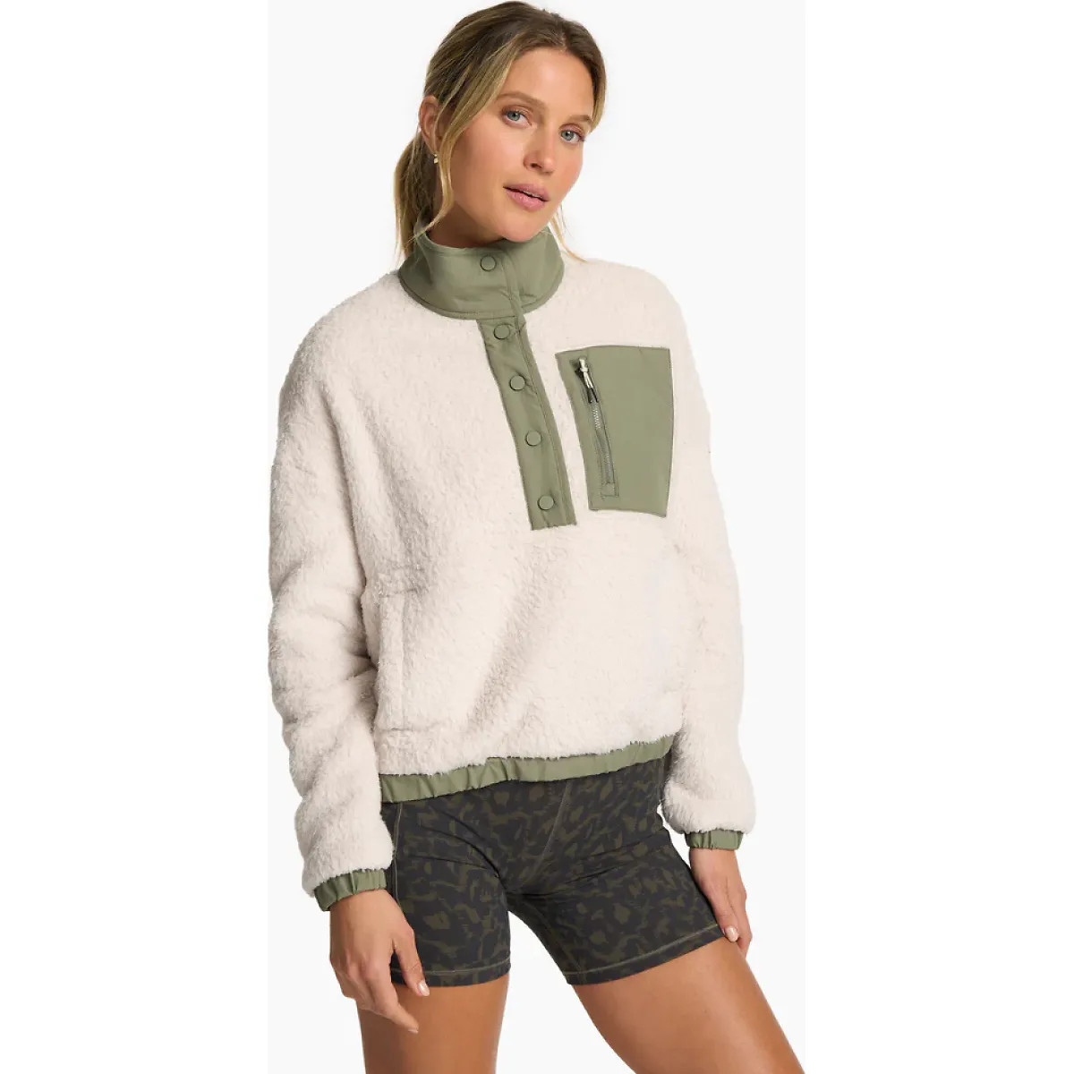 Women's Vuori Cozy Sherpa Popover | Fleet Feet