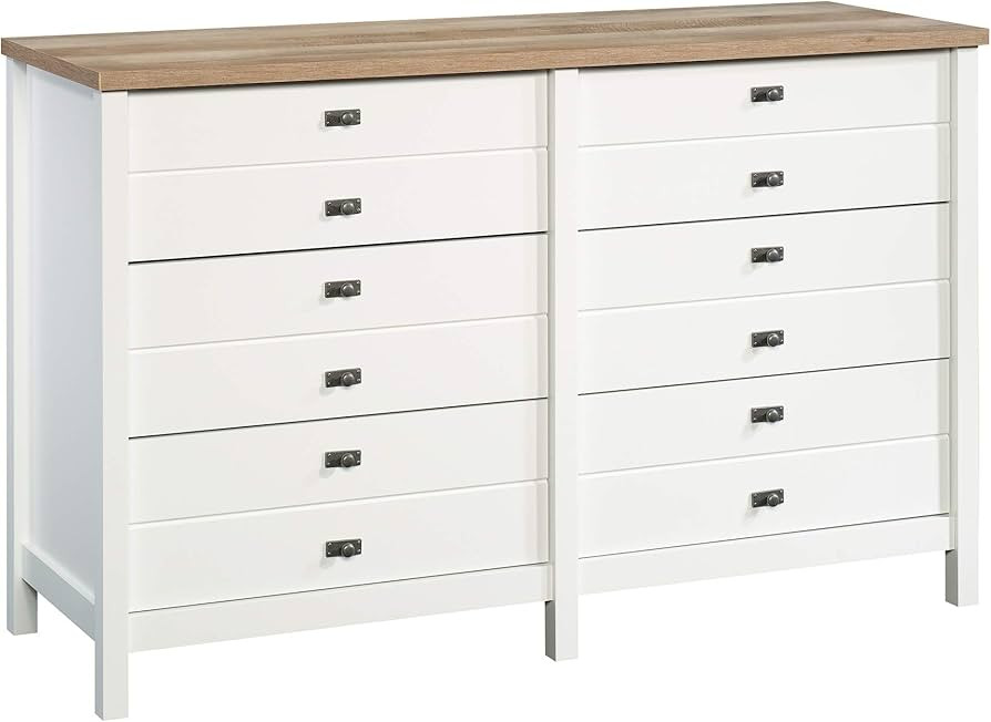 Sauder Cottage Road Dresser, Soft White finish | Amazon (US)