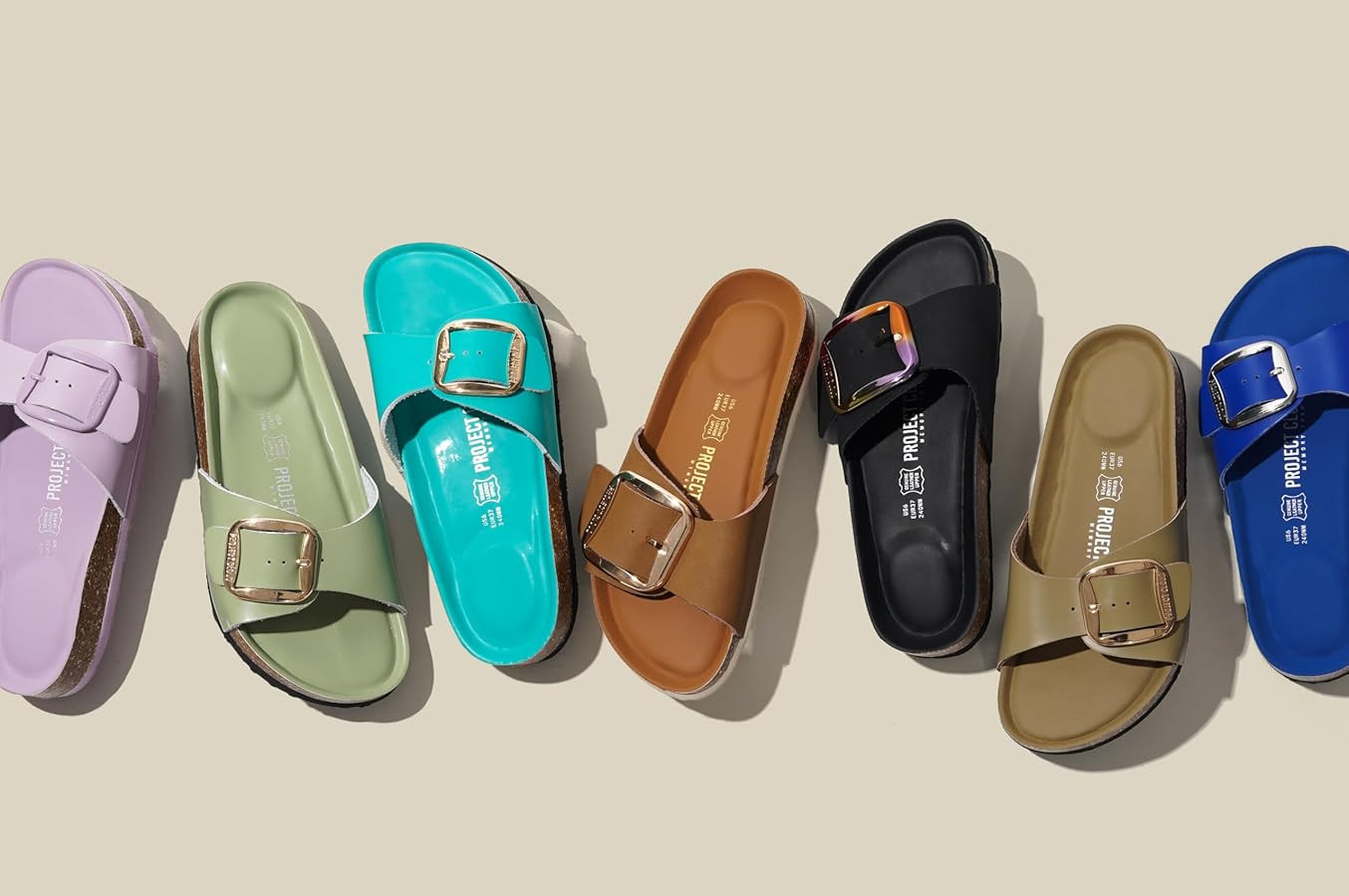 100% Genuine Leather Sandals Women Dressy Beach Essentials Slides for Women Footwear - Lightweigh... | Amazon (US)