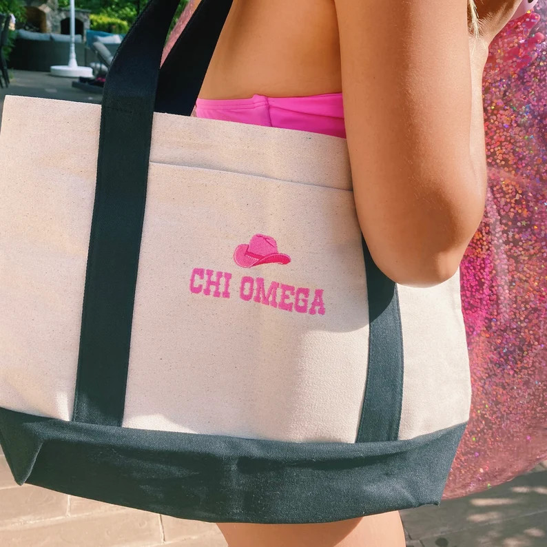 Howdy Partner Western Sorority Chapter Tote Bag / Sorority Bid Day Bag Gift / Big Little Family G... | Etsy (Global)