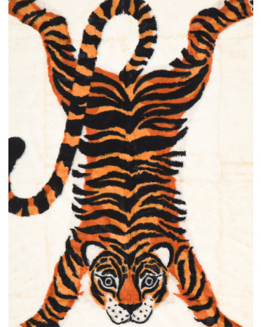 Faux Fur Throw With Tiger Pattern | Home | Marshalls | Marshalls