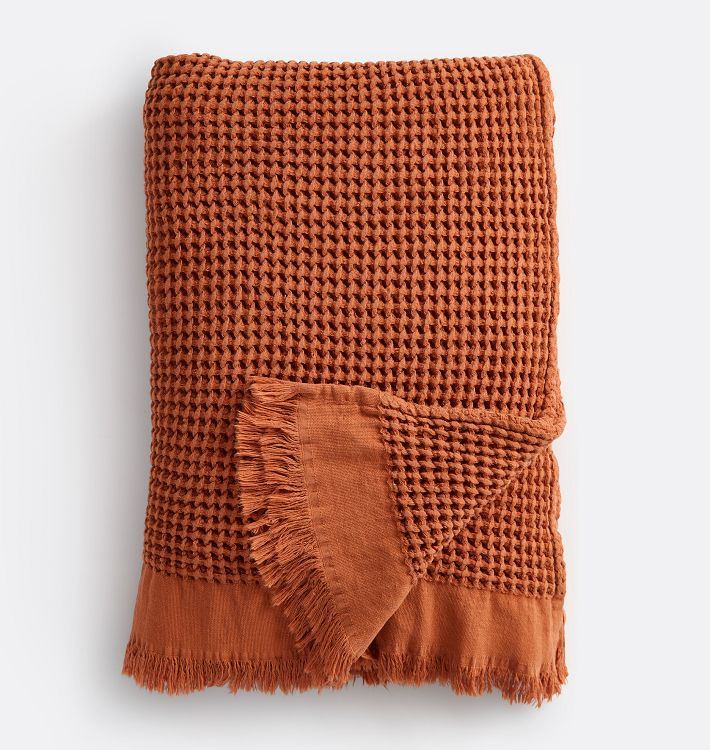 Waffle Knit Throw | Rejuvenation