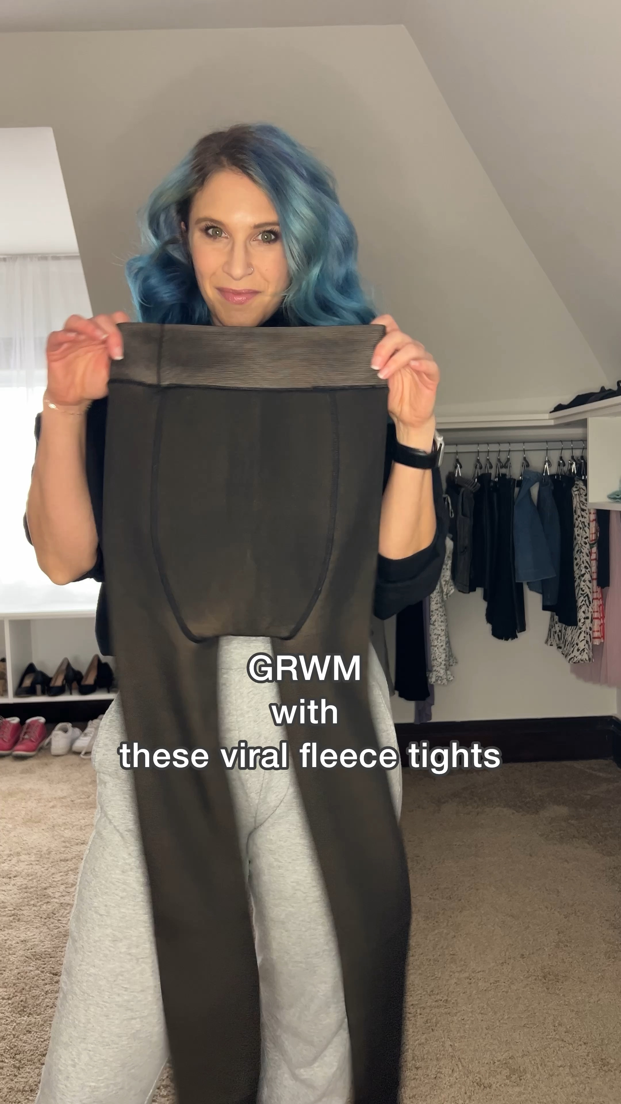 Get ready with me featuring fleece-lined tights! These tights look just like translucent black tights, but they’ll keep you warm! Here, I layered mine over Under Armour for extra warmth. This is the perfect outfit for looking cute outdoors this winter. 

Winter outfit, cute winter outfit idea, warm winter outfit, dressy winter outfit, sweater skirt outfitt

#LTKVideo #LTKstyletip #LTKSeasonal