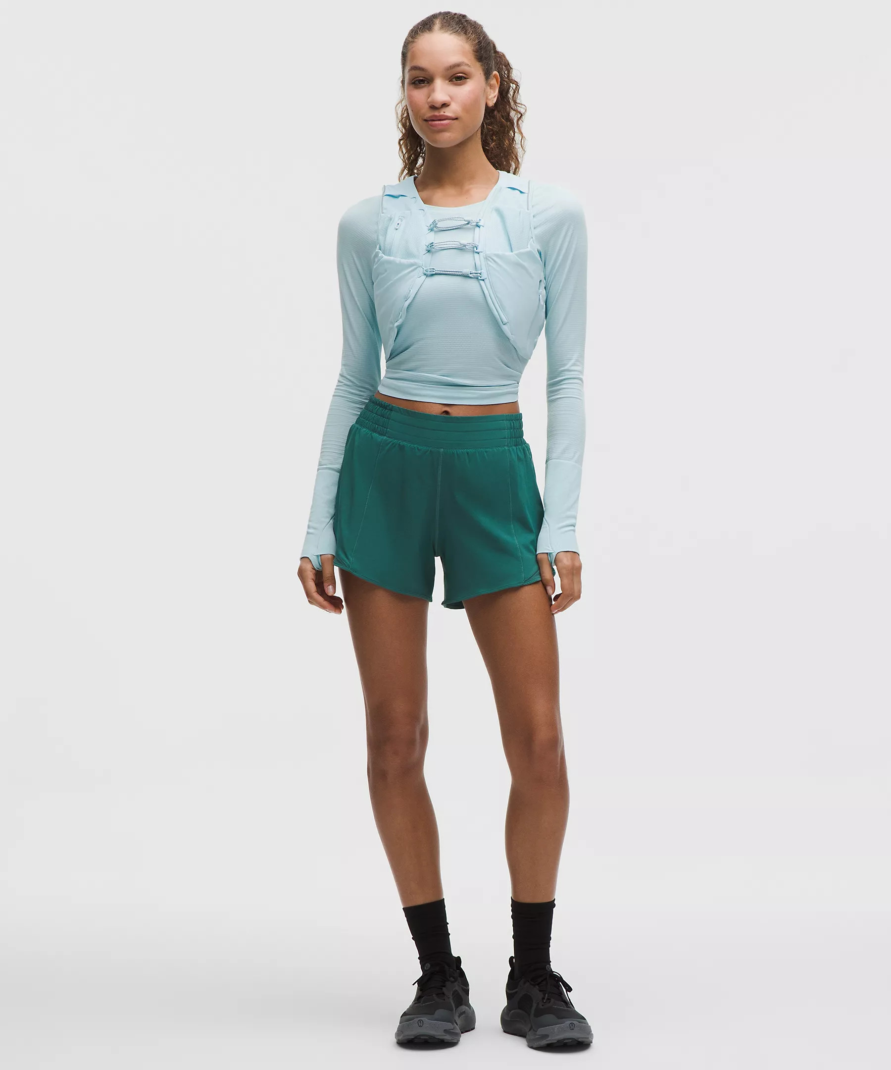 Hotty Hot High-Rise Lined Short 4" | Lululemon (US)