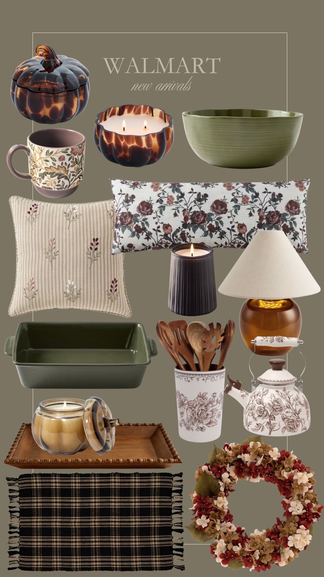 Walmart new arrivals 😍 These patterned pillows, fall decor, and pretty amber table lamp are such good finds!

#LTKHome