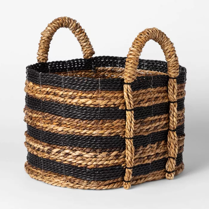 Basket Striped Black/Natural - Threshold™ | Target