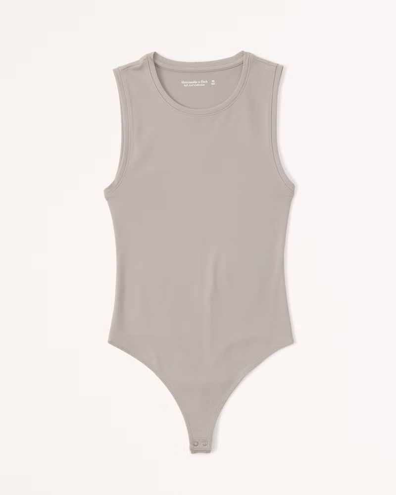 Seamless Jersey Fabric Tank Bodysuit | Abercrombie & Fitch (US)